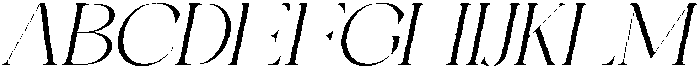 Galino Thin Ultra Exp Slanted otf (100) Font UPPERCASE