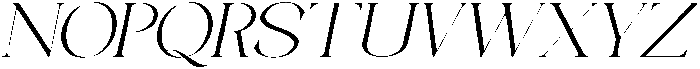Galino Thin Ultra Exp Slanted otf (100) Font UPPERCASE