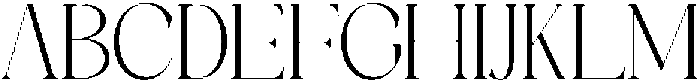 Galino Thin otf (100) Font UPPERCASE