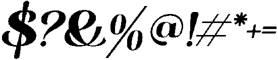 Galinoy Italic otf (400) Font OTHER CHARS