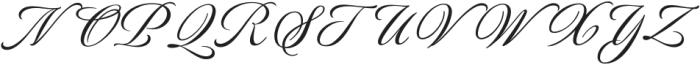 Galis Script Regular otf (400) Font UPPERCASE