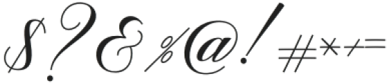 Galisha Script Regular otf (400) Font OTHER CHARS