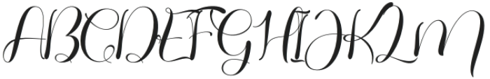 Galista Regular otf (400) Font UPPERCASE