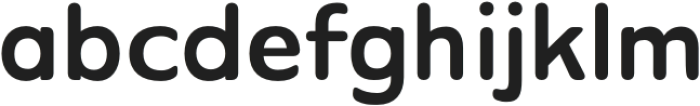 Gallant Rounded Bold otf (700) Font LOWERCASE