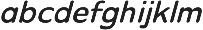 Gallant Rounded Italic otf (400) Font LOWERCASE