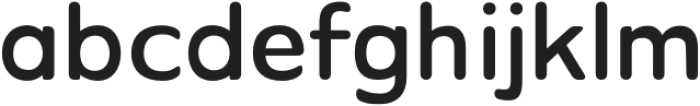 Gallant Rounded Regular otf (400) Font LOWERCASE