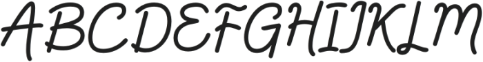 Galleco Script Regular otf (400) Font UPPERCASE