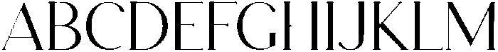 Gallery Alternate Regular otf (400) Font UPPERCASE