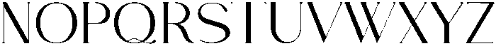 Gallery Alternate Regular otf (400) Font UPPERCASE