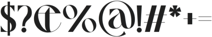 Gallica Regular otf (400) Font OTHER CHARS