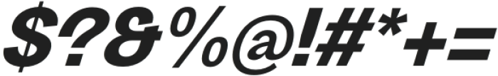 Gallinari Bold Oblique otf (700) Font OTHER CHARS