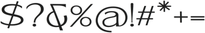 Gallion Pro Extra Light Expanded otf (200) Font OTHER CHARS