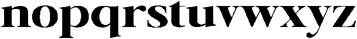 Galnery Black Expanded otf (900) Font LOWERCASE