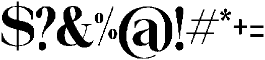 Galnery Black Extra Cond otf (900) Font OTHER CHARS