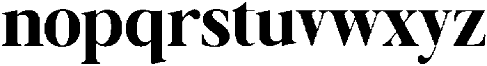 Galnery Black Extra Cond otf (900) Font LOWERCASE