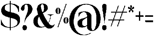 Galnery Black Ultra Cond otf (900) Font OTHER CHARS
