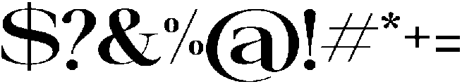 Galnery-BoldExtraExp otf (700) Font OTHER CHARS