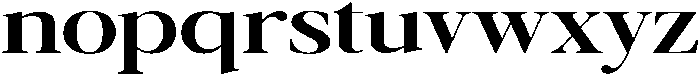 Galnery-BoldUltraExp otf (700) Font LOWERCASE