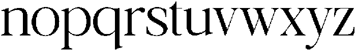 Galnery Condensed otf (400) Font LOWERCASE