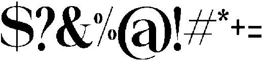 Galnery Extra Bold Extra Cond otf (700) Font OTHER CHARS