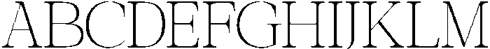 Galnery Extra Light Condensed otf (200) Font