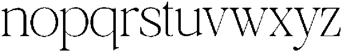 Galnery Extra Light Condensed otf (200) Font LOWERCASE