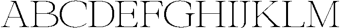 Galnery Extra Light Expanded otf (200) Font UPPERCASE