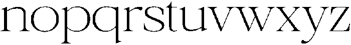 Galnery Extra Light Expanded otf (200) Font LOWERCASE