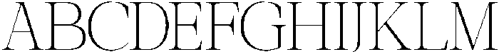 Galnery Extra Light Extra Cond otf (200) Font