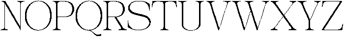 Galnery Extra Light Extra Cond otf (200) Font UPPERCASE