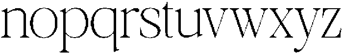 Galnery Extra Light Extra Cond otf (200) Font LOWERCASE