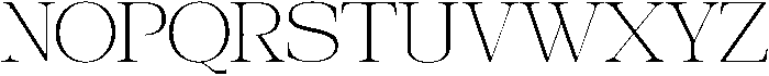Galnery Extra Light Semi Cond otf (200) Font UPPERCASE