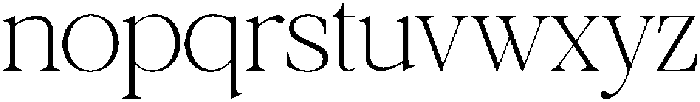 Galnery Extra Light Semi Cond otf (200) Font LOWERCASE