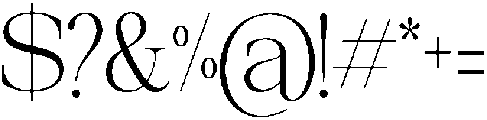 Galnery Light Extra Cond otf (300) Font OTHER CHARS