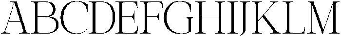 Galnery Light Extra Cond otf (300) Font