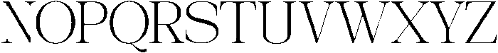 Galnery Light Extra Cond otf (300) Font UPPERCASE