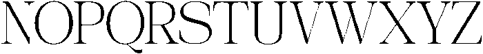 Galnery Light Ultra Cond otf (300) Font UPPERCASE