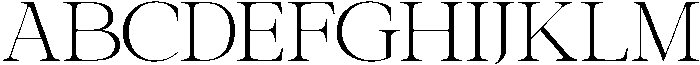Galnery Light otf (300) Font UPPERCASE