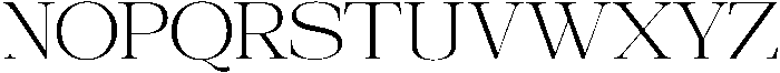 Galnery Light otf (300) Font UPPERCASE