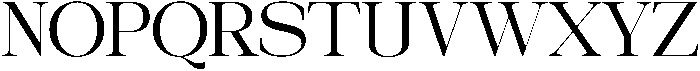 Galnery Medium Condensed otf (500) Font UPPERCASE