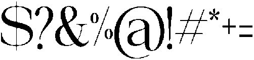 Galnery Medium Extra Cond otf (500) Font OTHER CHARS