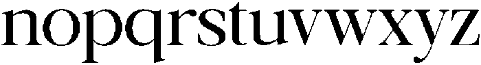 Galnery Medium Semi Cond otf (500) Font LOWERCASE