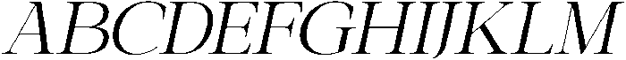 Galnery Semi Cond Slanted otf (400) Font