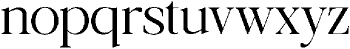 Galnery-SemiCond otf (400) Font LOWERCASE