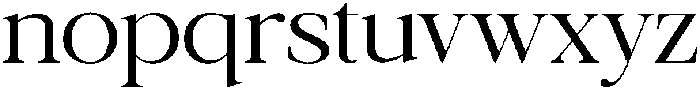Galnery-SemiExp otf (400) Font LOWERCASE