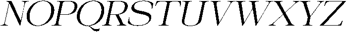 Galnery Slanted otf (400) Font UPPERCASE