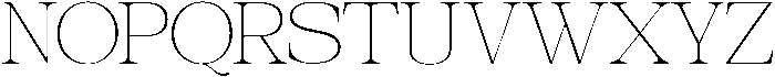 Galnery Thin Semi Cond otf (100) Font UPPERCASE
