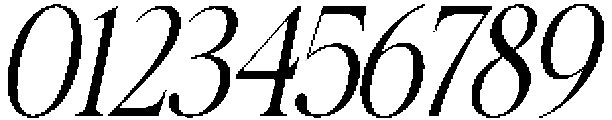 Galnery Ultra Cond Slanted otf (900) Font OTHER CHARS