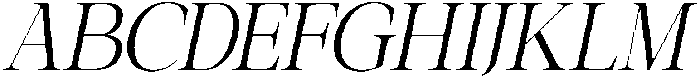Galnery Ultra Cond Slanted otf (900) Font UPPERCASE