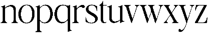 Galnery-UltraCond otf (400) Font LOWERCASE